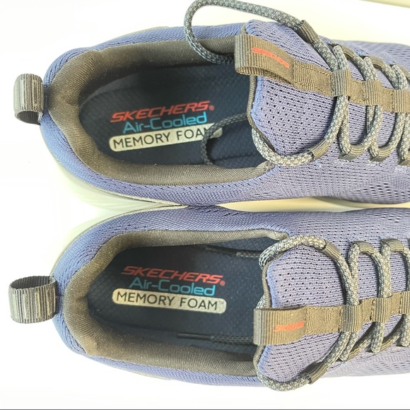 Skechers men shoe size 12 colour blue memory foam - Picture 4 of 6